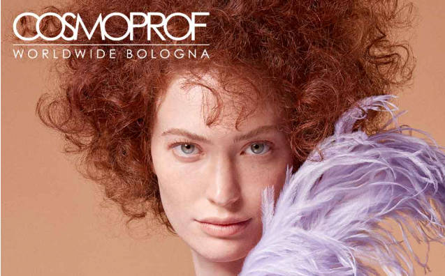 Cosmoprof Worldwide Bologna show visual with the Cosmoprof Worldwide Bologna logo