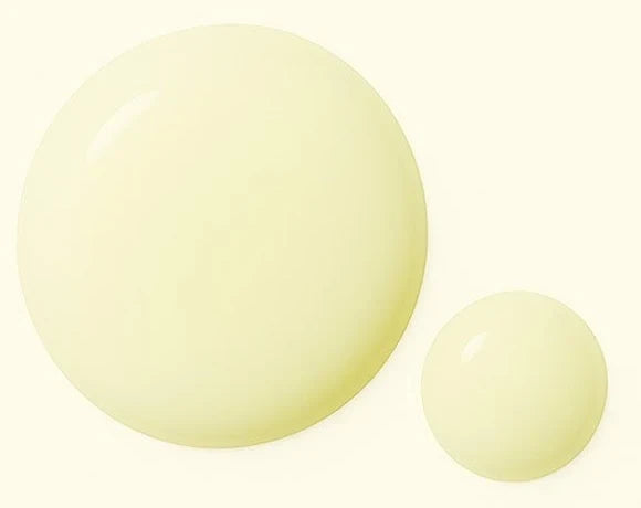 Pale yellow serum drops