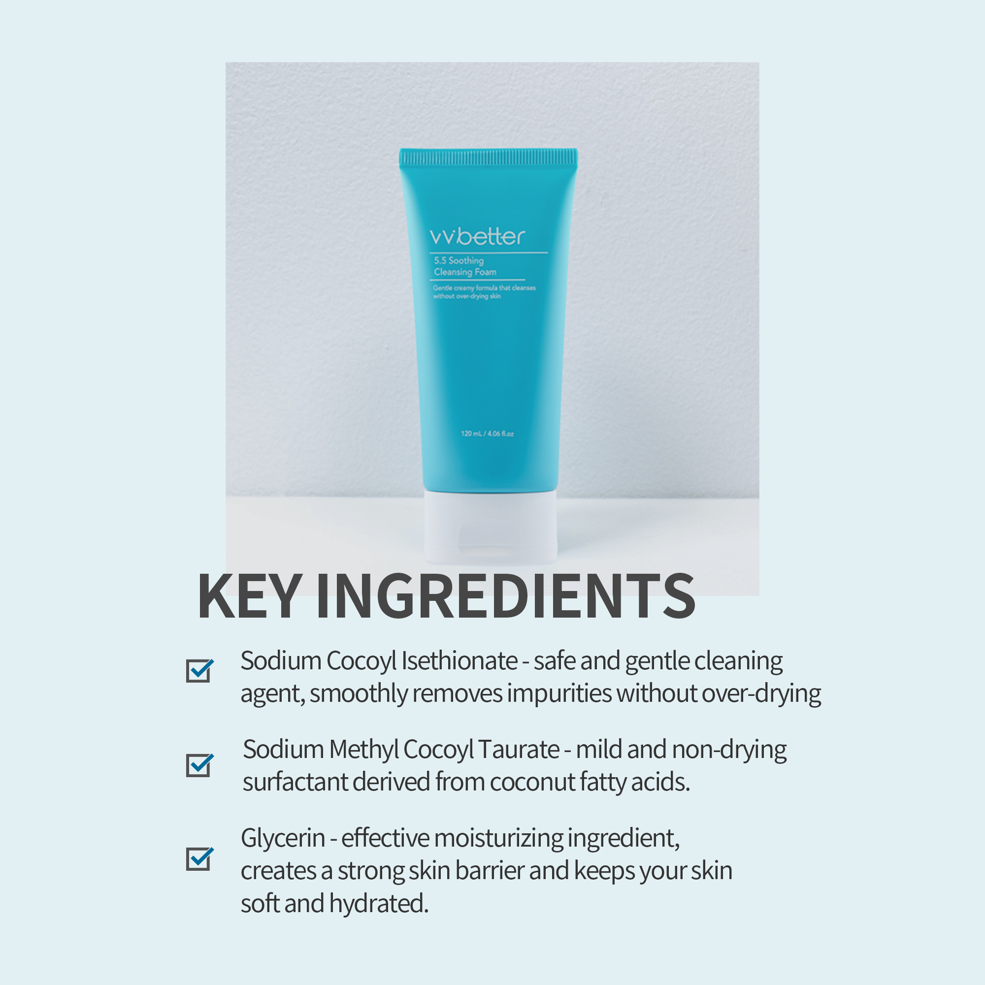 5.5 Soothing Cleansing Foam 120ml