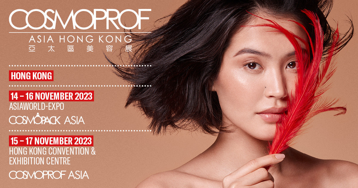 Official Cosmoprof Asia Hong Kong 2023 visual with dates and venues