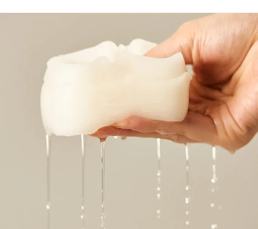 Jeju Yuja Balancing Pad lifted from the jar, soaked in essence