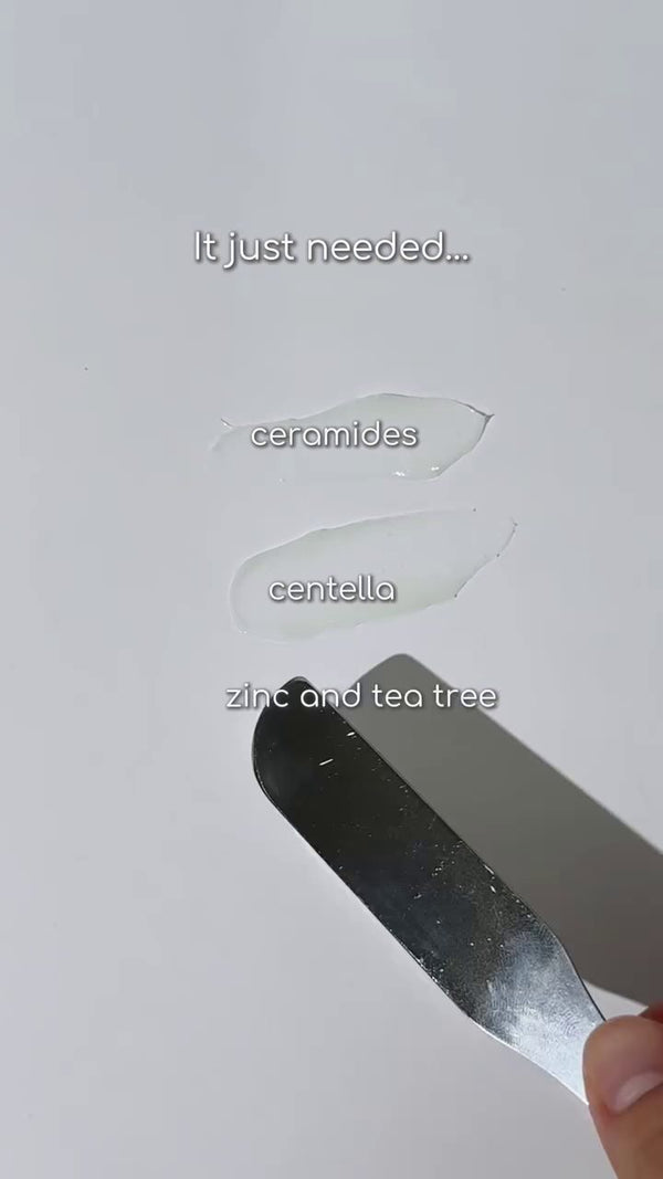 Video preview: It just needed ceramides, centella, zinc and tea tree